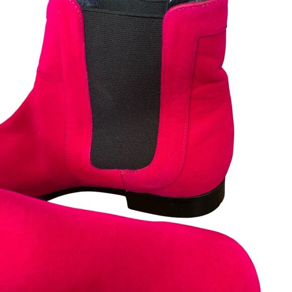 Roger Vivier Pink Pyramide Velvet Chelsea Boots size 36.5 size 6.5 - Picture 11 of 14